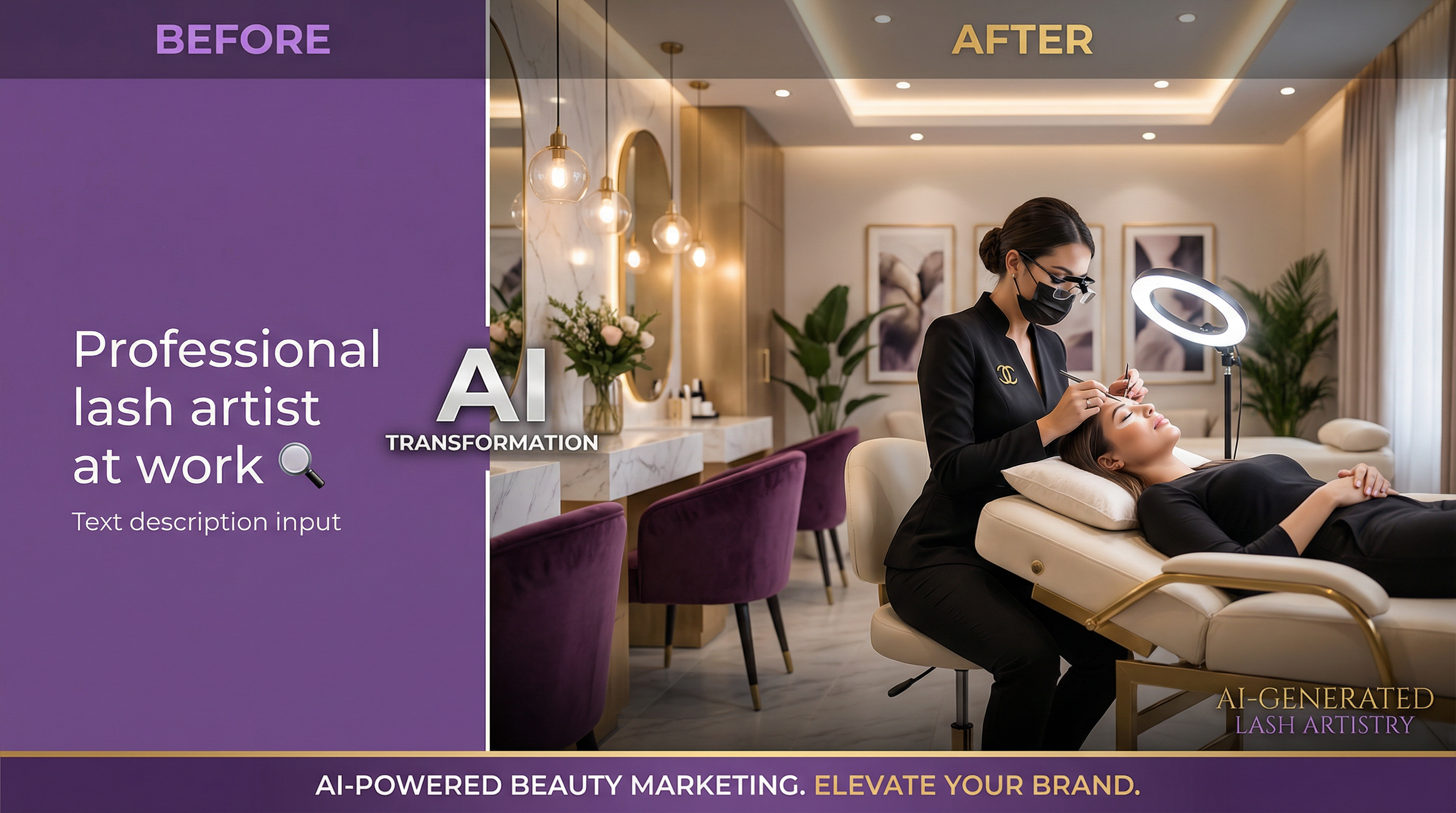 AI Photo Generation Before and After